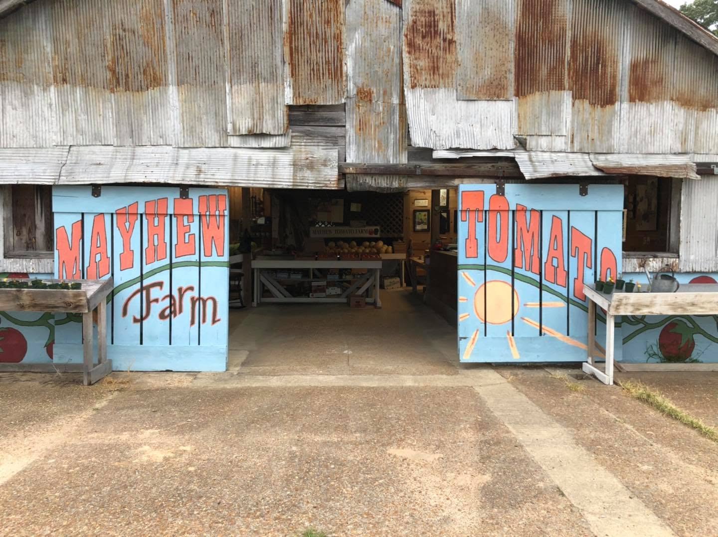 Mayhew Tomato Farm Barn Doors Open